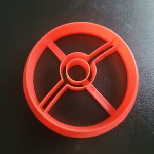 Pokemon ball cookie cutter